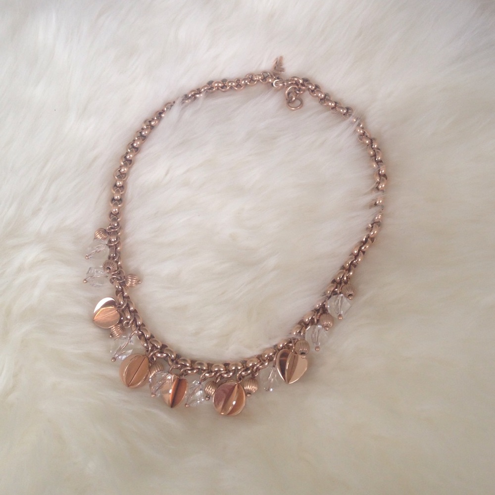 Folli Follie rose gold plated necklace